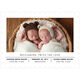Black Twice The Love Twins Photo Birth Announcements Image 4 of 6
